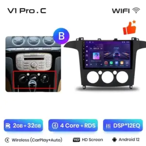 Autonavigacio.hu – Rádió navigáció Ford S-Max 2007-2015 Android Auto Carplay – kép 29