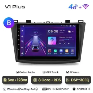 Autonavigacio.hu – Rádió navigáció Mazda 3 BK 2004-2013 Carplay Android Auto – kép 29