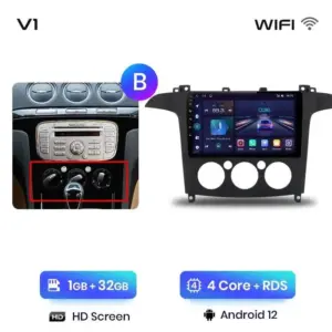 Autonavigacio.hu – Rádió navigáció Ford S-Max 2007-2015 Android Auto Carplay – kép 30