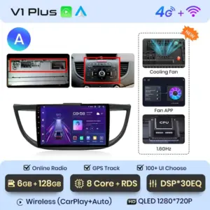 Autonavigacio.hu – Rádió navigáció Honda CRV CR-V 2012-2016 Android Auto Carplay – kép 32