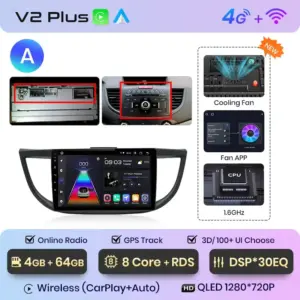 Autonavigacio.hu – Rádió navigáció Honda CRV CR-V 2012-2016 Android Auto Carplay – kép 48