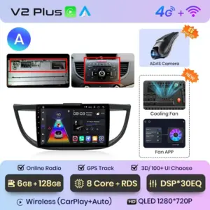Autonavigacio.hu – Rádió navigáció Honda CRV CR-V 2012-2016 Android Auto Carplay – kép 50