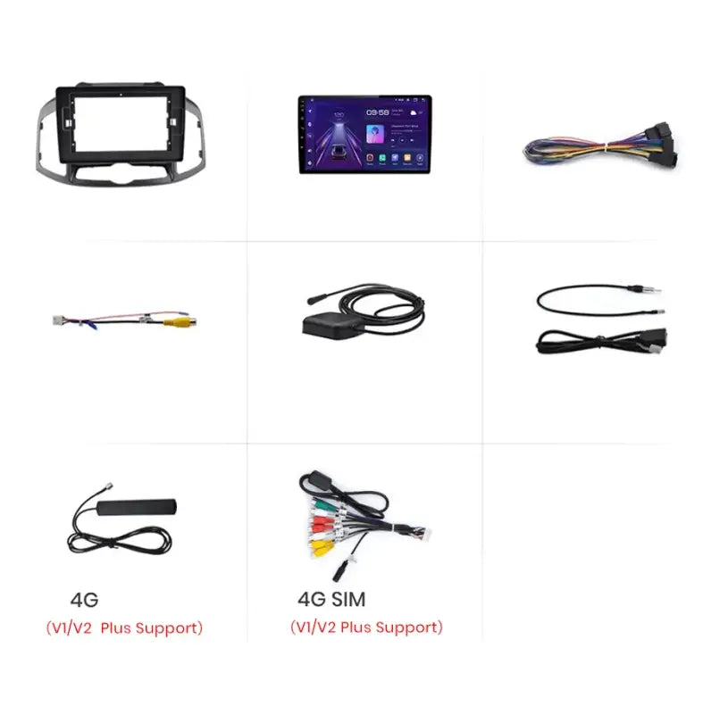 Kamera cofás és GPS tracer DVR támogatással rendelkező Chevrolet Captiva 2011–2016 radio